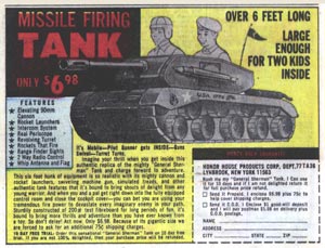 missile firing tank - only $6.98